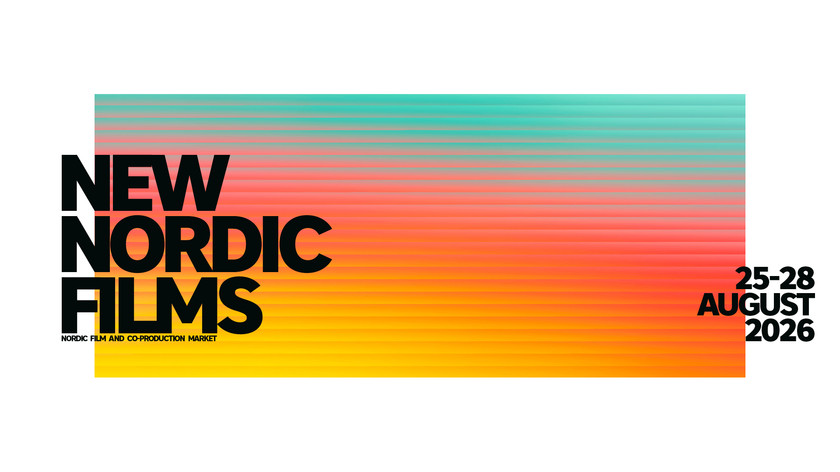 Illustrasjon. Plakat. New Nordic Films Nordic Film and co-production market. 25-28 august 2026.