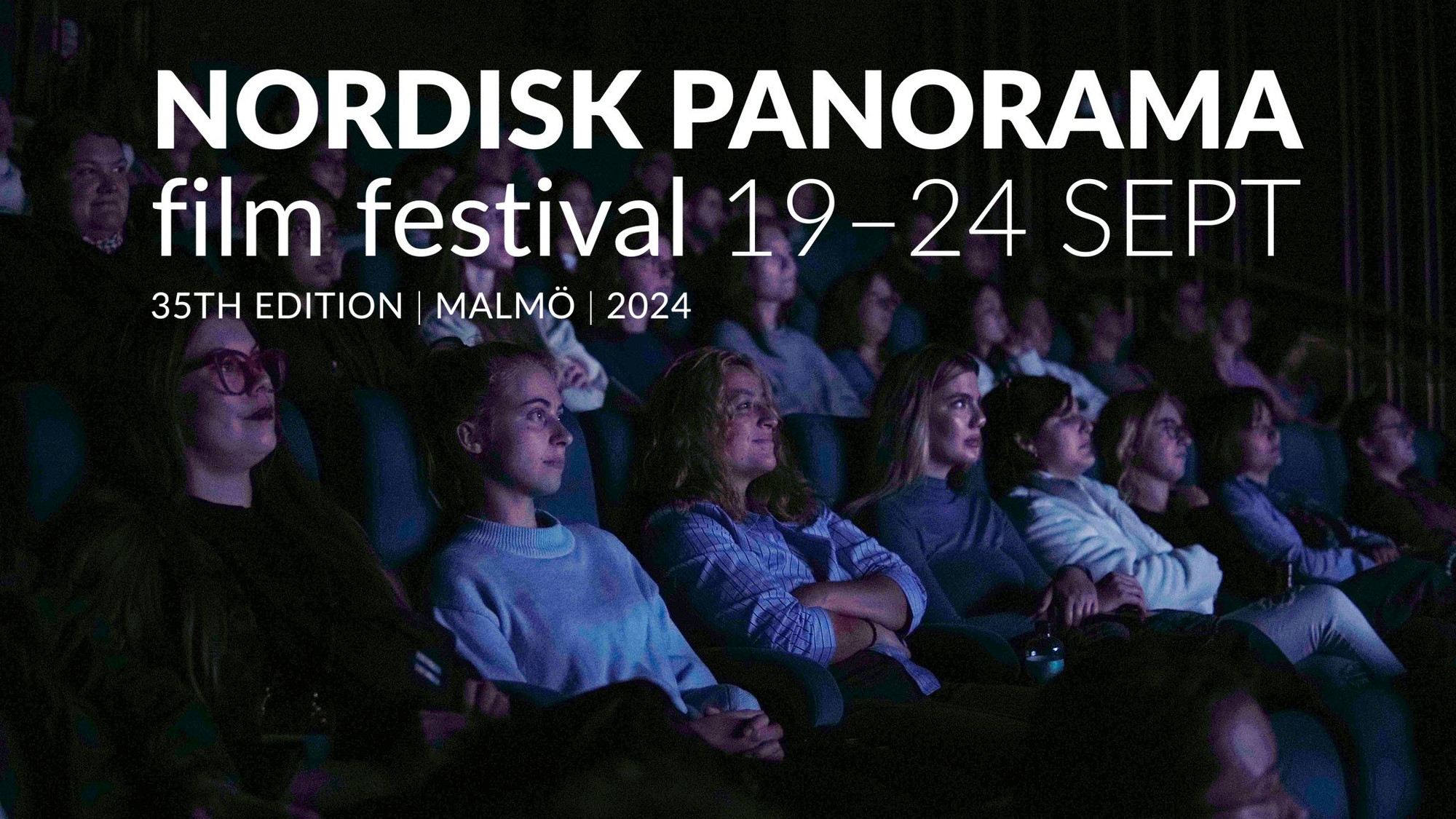 Nordisk Panorama film festival 19-24 sept. 35th edition. Malmö. 2024. Publikum i kinosal. Foto/illustrasjon.