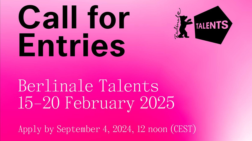 Call for entries. Berlinale Talents. 15-20 February 2024. Apply by September 4, 2024, 12 noon (CEST). Illustrasjon.