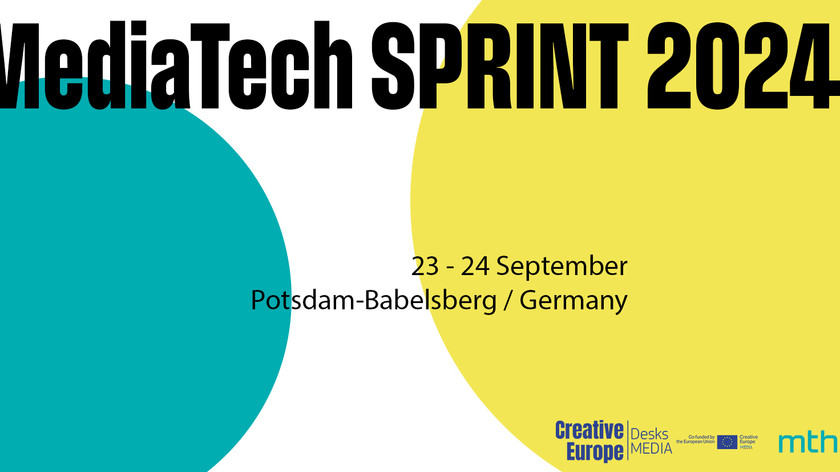 MediaTech SPRINT 2024. 23-24 September. Potsdam-Babelsbert / Germany. Logoer. Illustrasjon.
