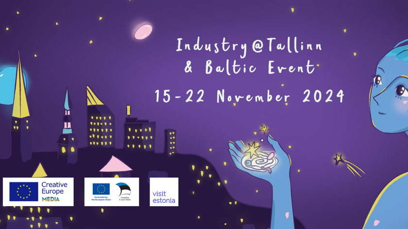 Illustasjon. Industry@Tallinn & Baltic Event. 15.-22. november 2024. Logoer. 