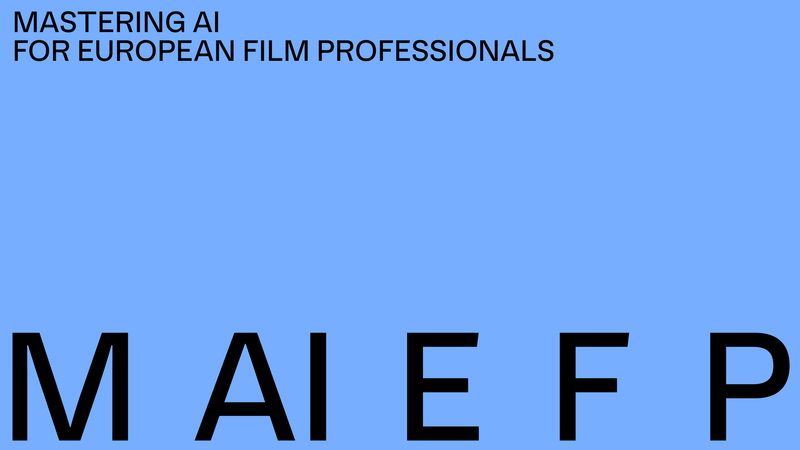 Illustrasjon. Mastering AI for European Film Professionals. MAIFEFP