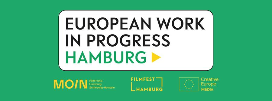 Illustrasjon. European Work in Progress Hamburg. Logoer.