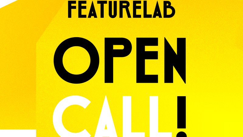 Illustrasjon. FeatureLab. Open Call!